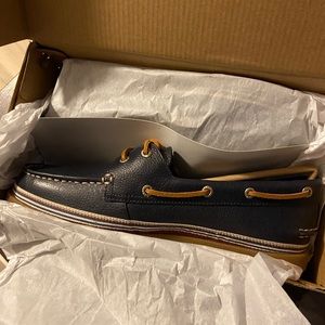 Sperry A/O 2 EyeTum Leather Navy